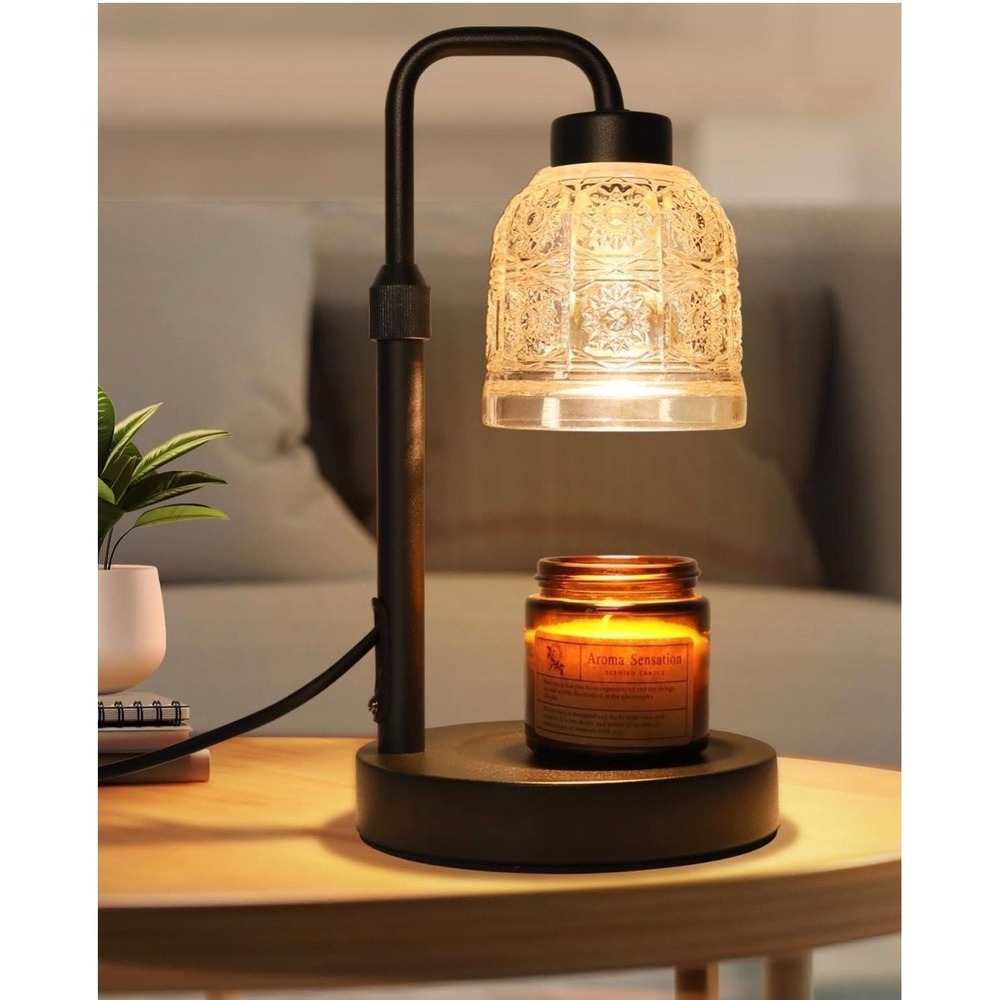 AIFEI Candle Warmer Lamp with Timer, Dimmable Adjustable Height Candle Lamp, Bir